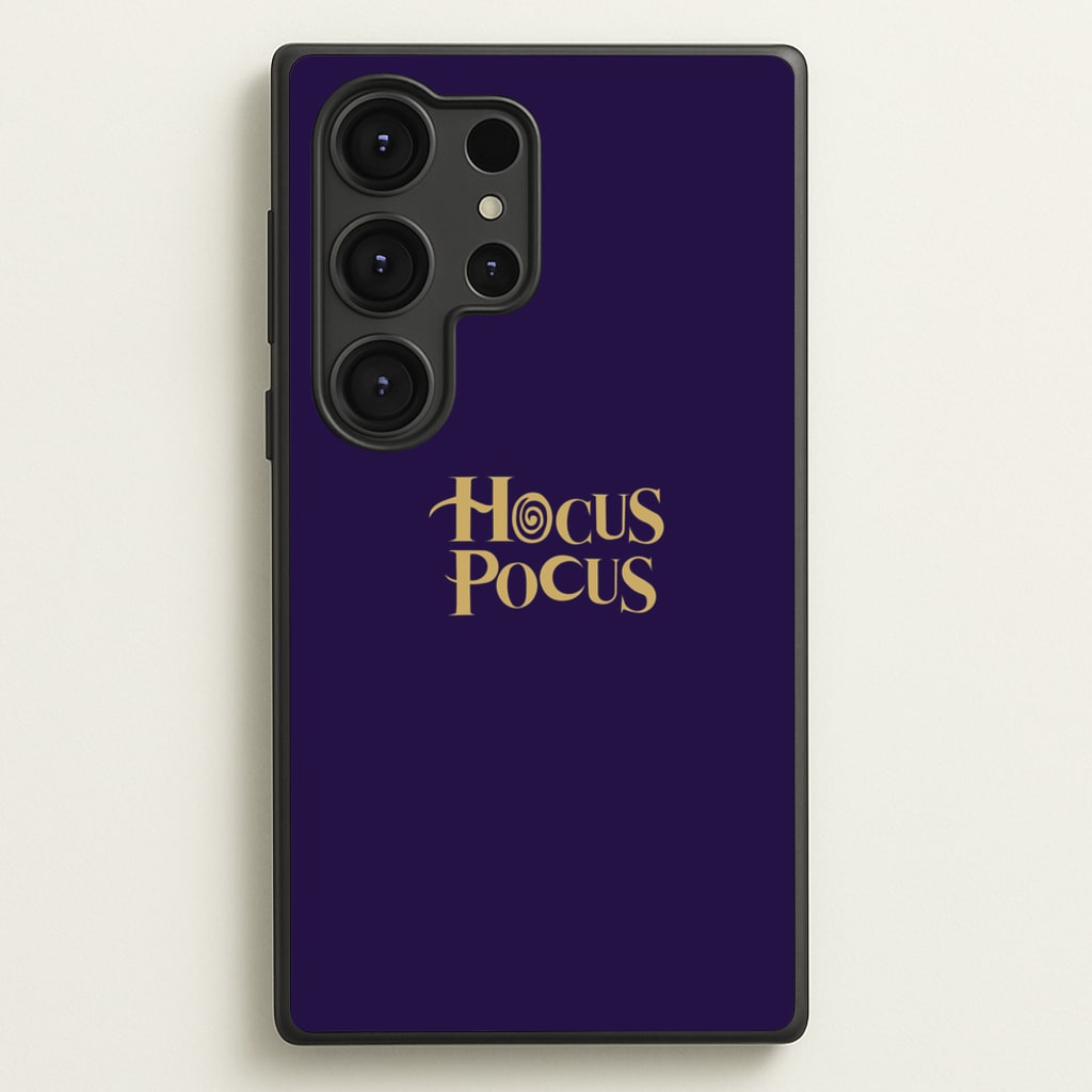 Text - Hocus Halloween - Halloween Phone Case for Galaxy S25 Ultra