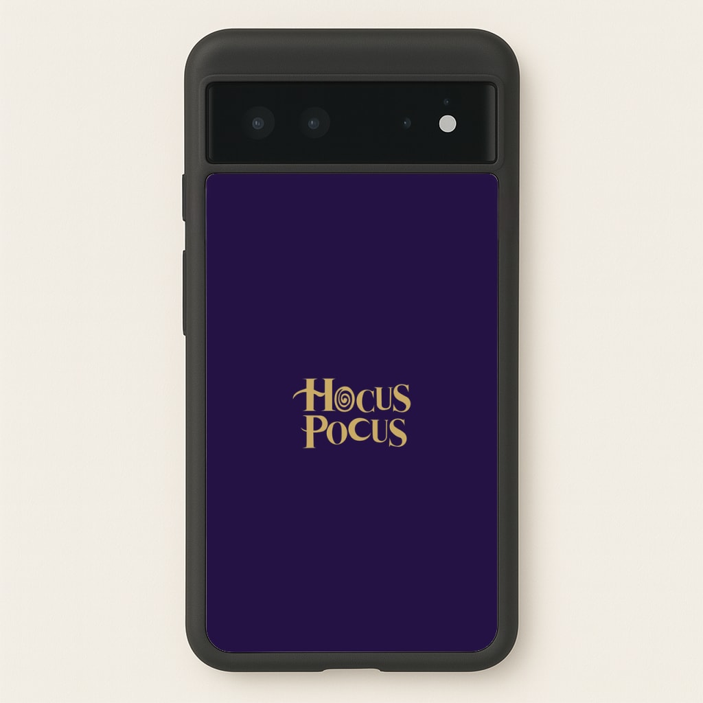 Text - Hocus Halloween - Halloween Phone Case for Google Pixel 6