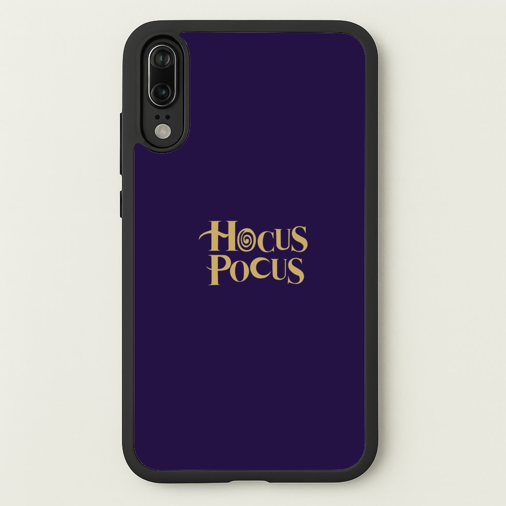 Text - Hocus Halloween - Halloween Phone Case for Huawei P20
