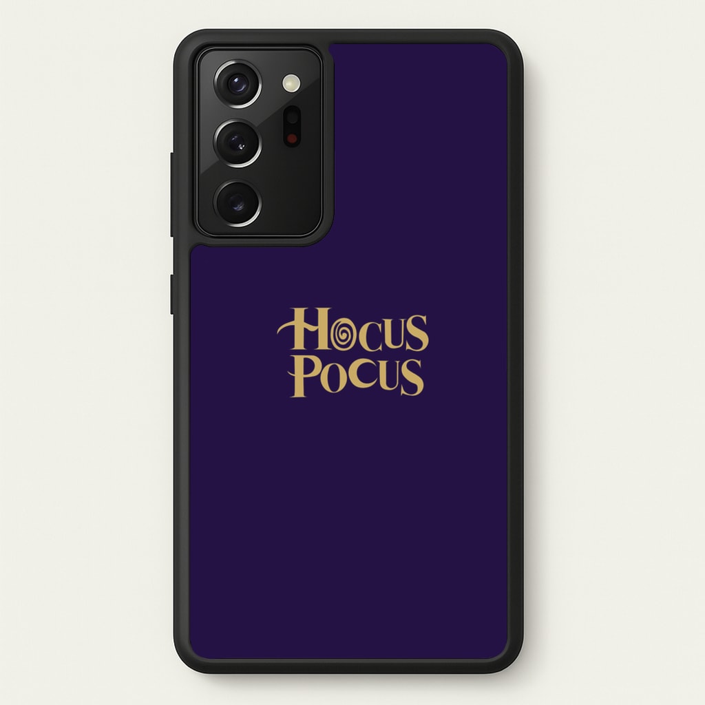Text - Hocus Halloween - Halloween Phone Case for Galaxy Note 20 Ultra