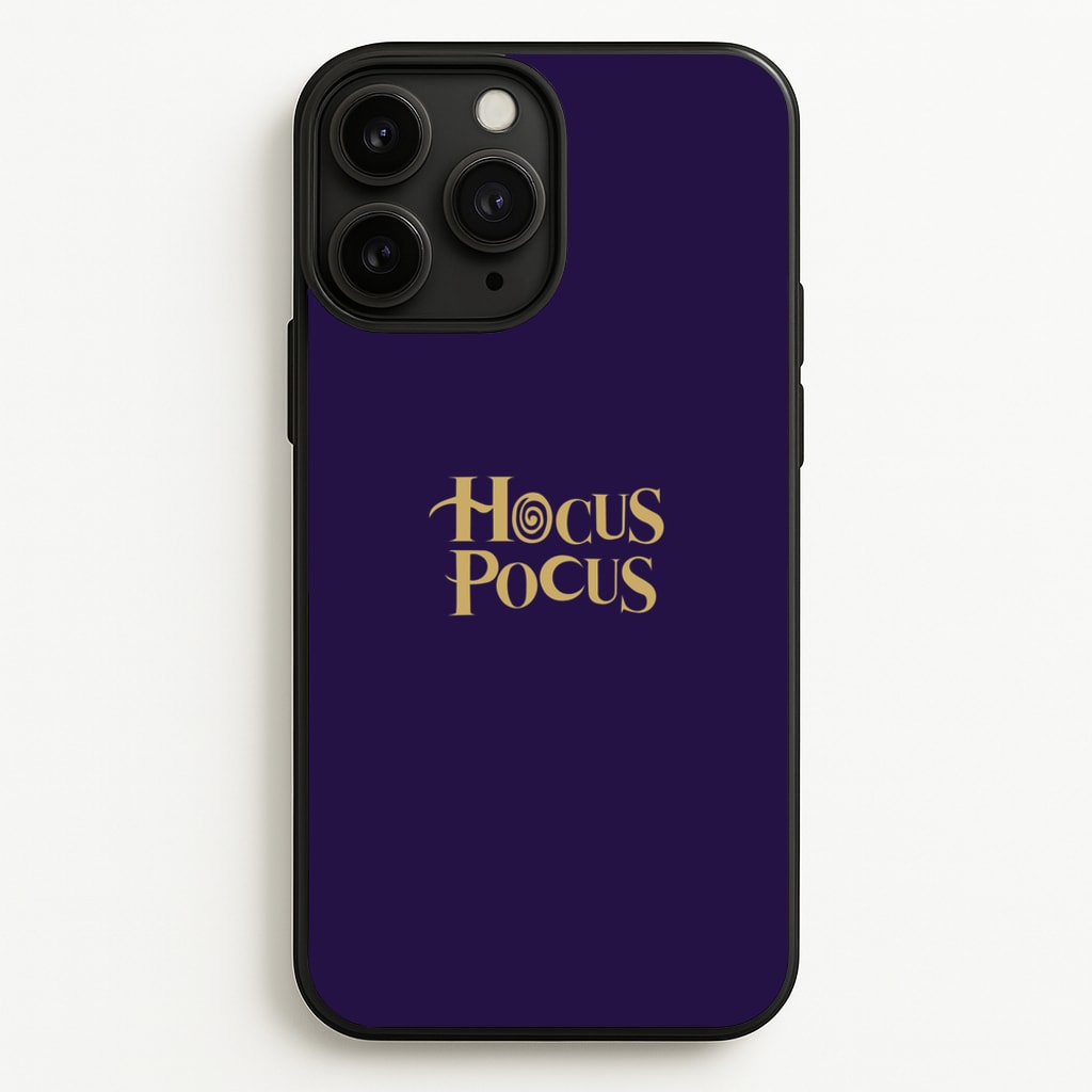 Text - Hocus Halloween - Halloween Phone Case for iPhone 11 Pro Max
