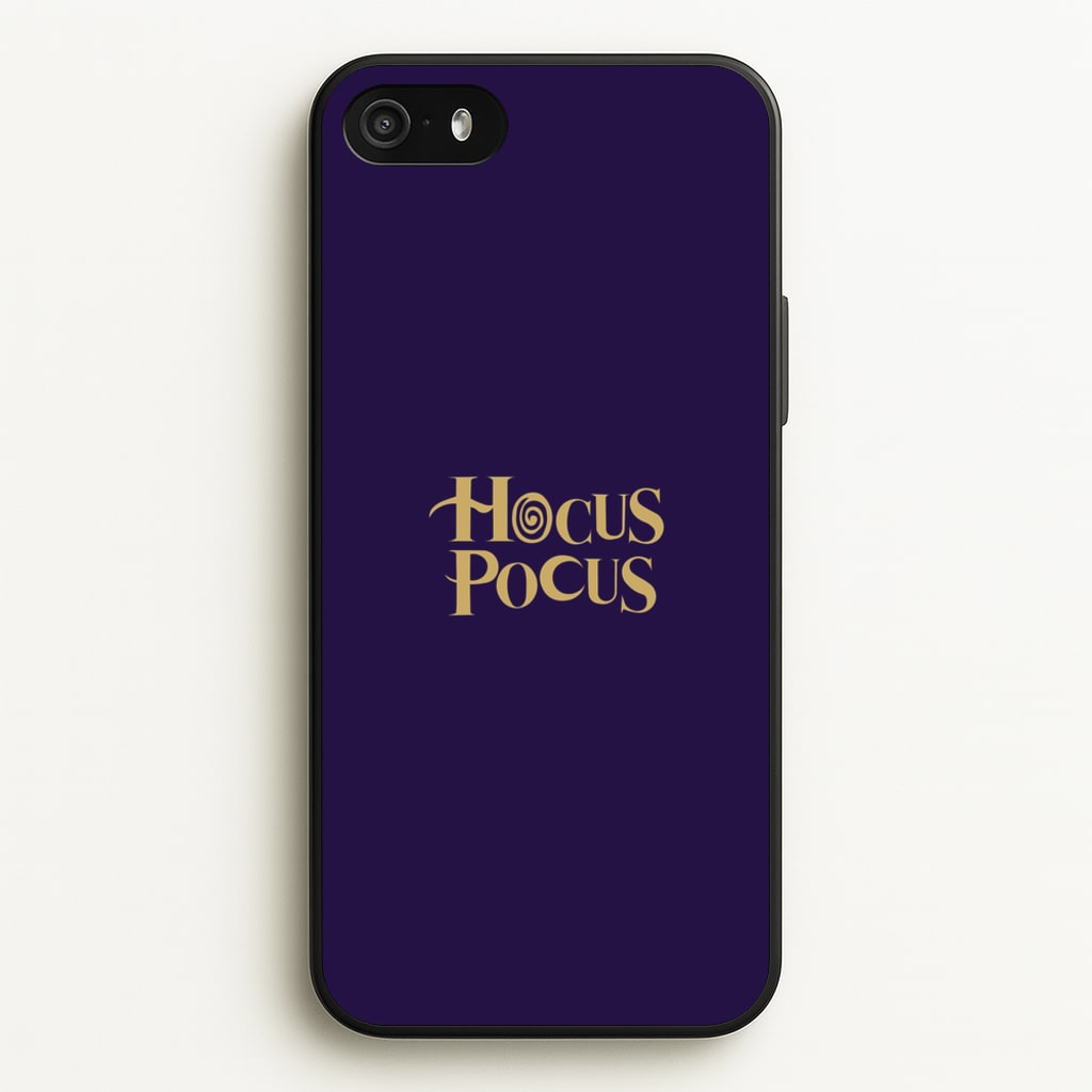 Text - Hocus Halloween - Halloween Phone Case for iPhone 5 / 5s / SE 2016