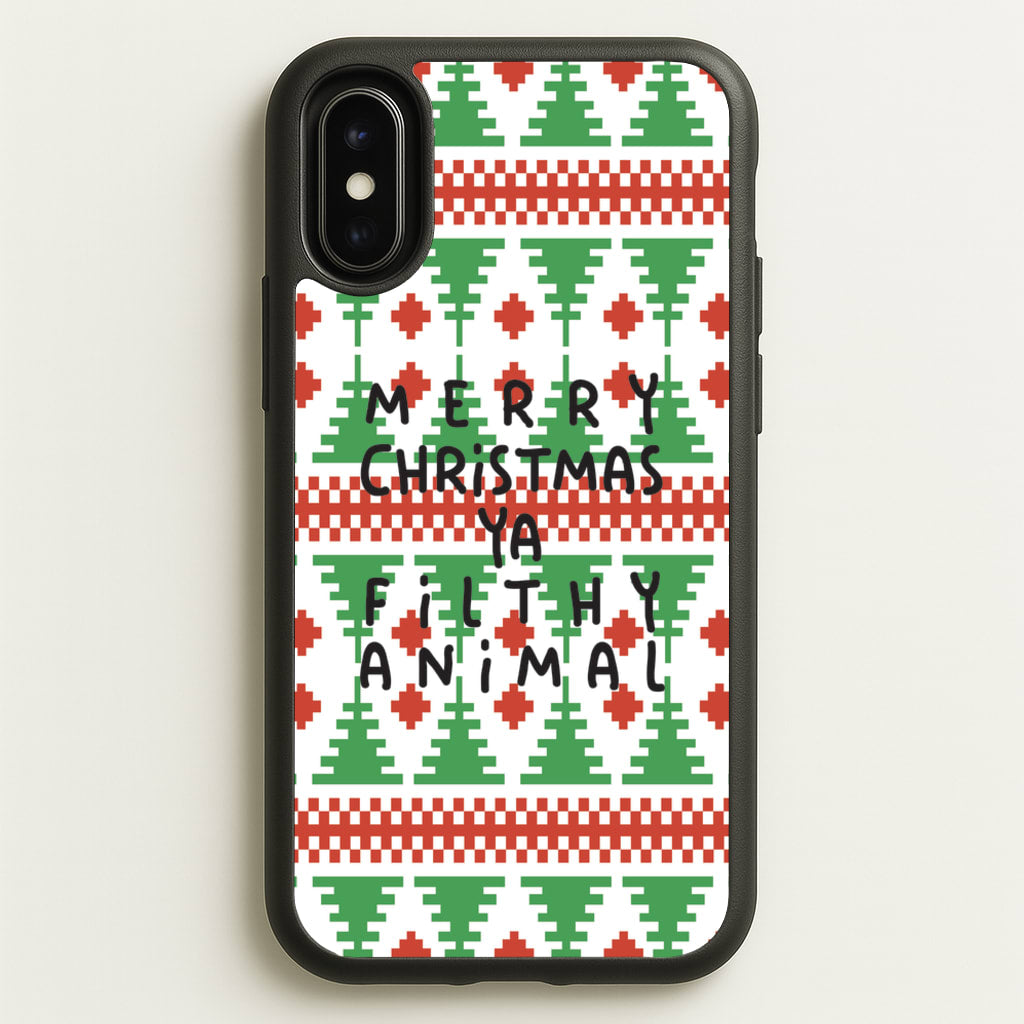 Ya Filthy Animal - Home Alone Phone Case for iPhone X / XS