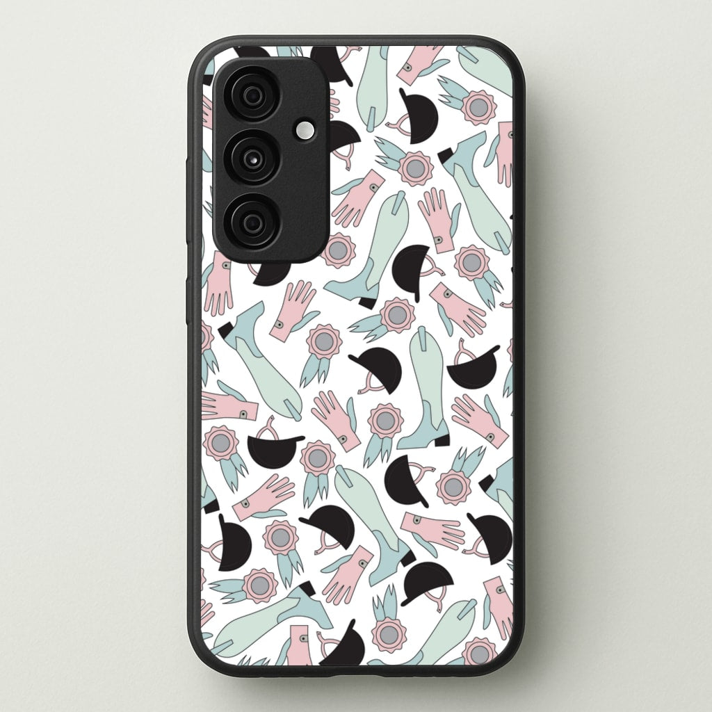 Clothing Patterns - Horses - Horses Phone Case for Galaxy A55