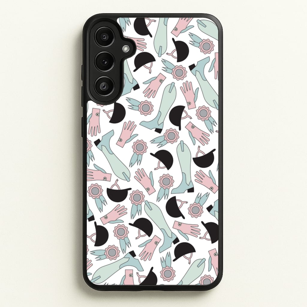 Clothing Patterns - Horses - Horses Phone Case for Galaxy A36