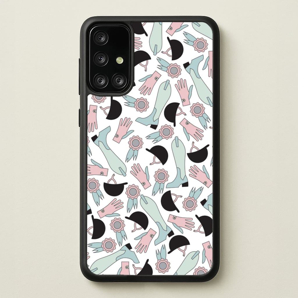 Clothing Patterns - Horses - Horses Phone Case for Galaxy A71