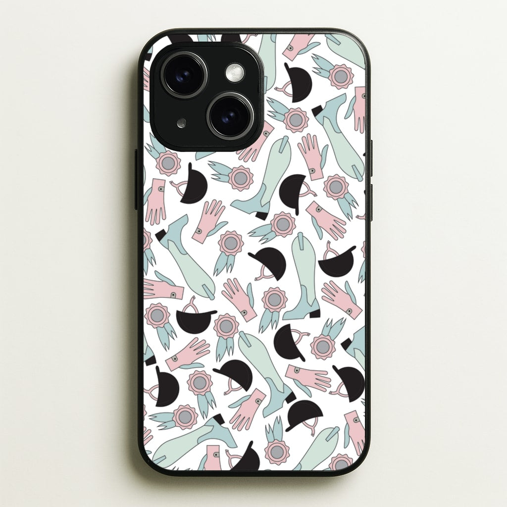 Clothing Patterns - Horses - Horses Phone Case for iPhone 15 Plus