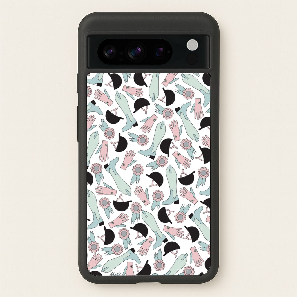 Clothing Patterns - Horses - Horses Phone Case for Google Pixel 8 Pro