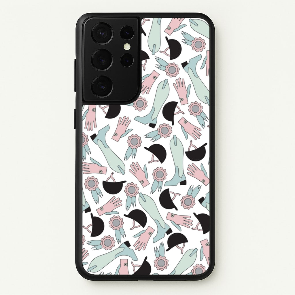 Clothing Patterns - Horses - Horses Phone Case for Galaxy S21 Ultra