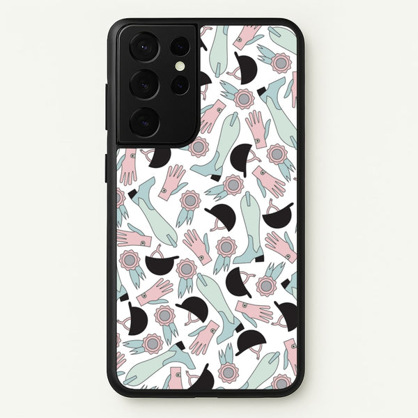 Clothing Patterns - Horses - Horses Phone Case for Galaxy S21 Ultra