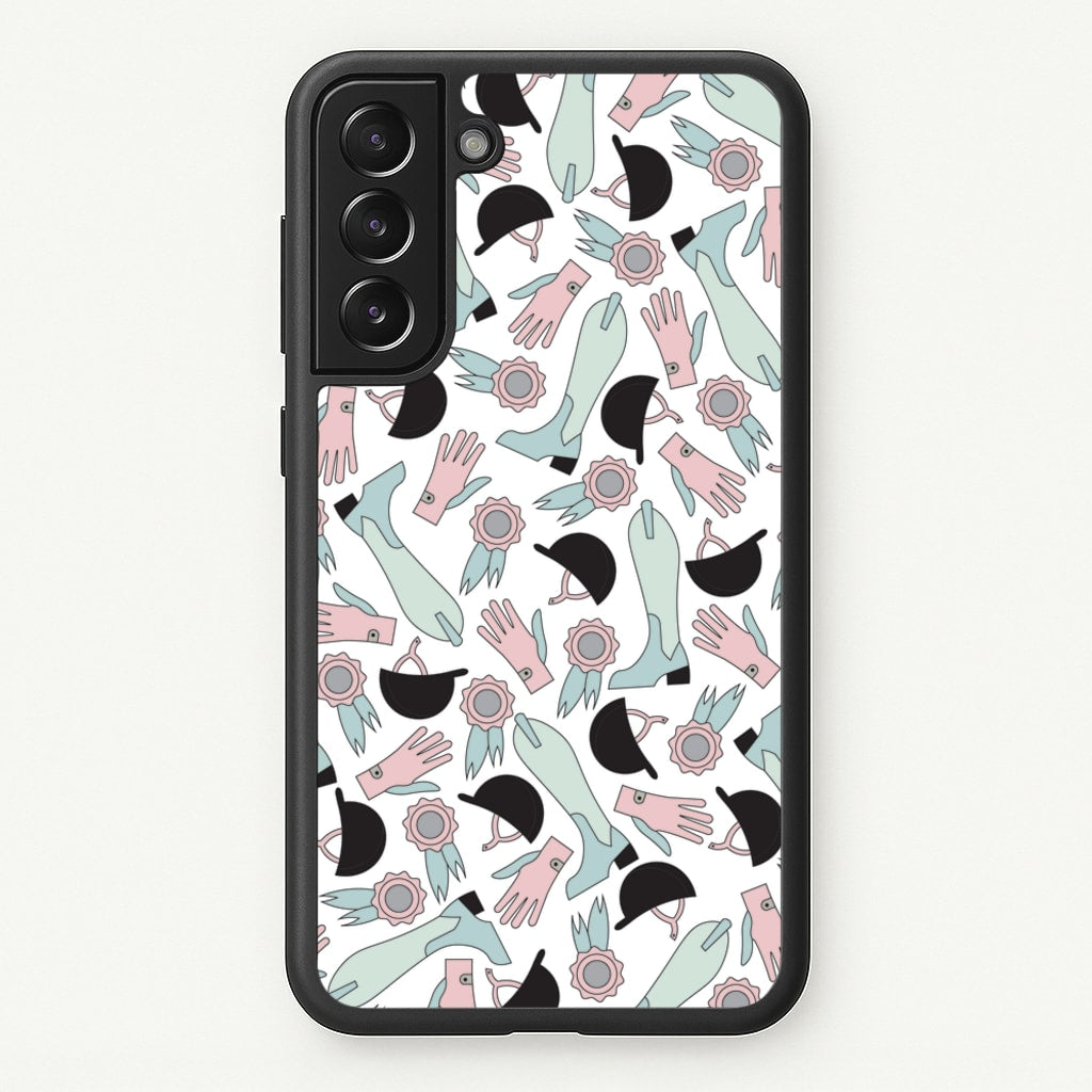 Clothing Patterns - Horses - Horses Phone Case for Galaxy S22 Plus