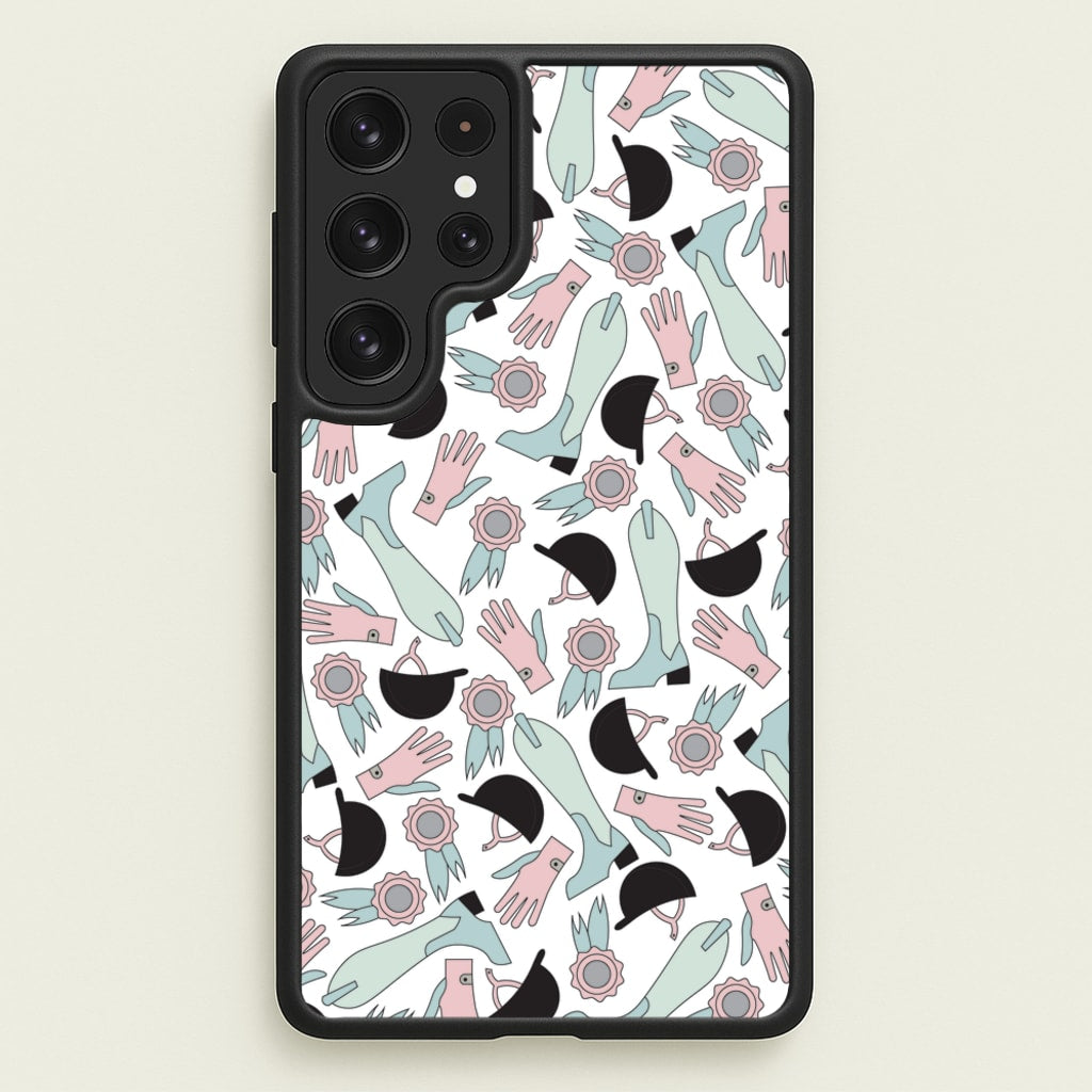 Clothing Patterns - Horses - Horses Phone Case for Galaxy S22 Ultra
