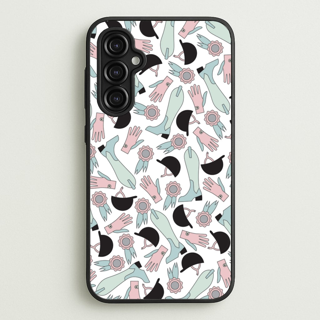 Clothing Patterns - Horses - Horses Phone Case for Galaxy A14