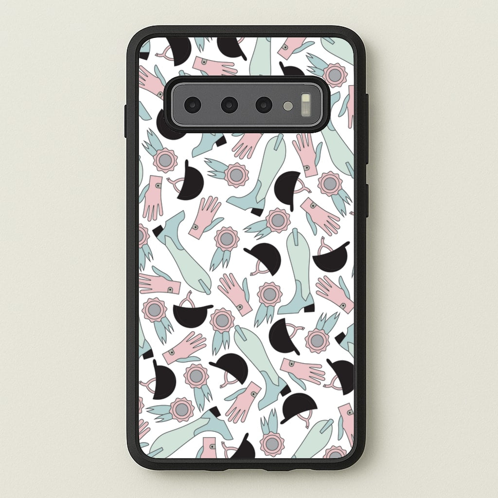 Clothing Patterns - Horses - Horses Phone Case for Galaxy S10 Plus
