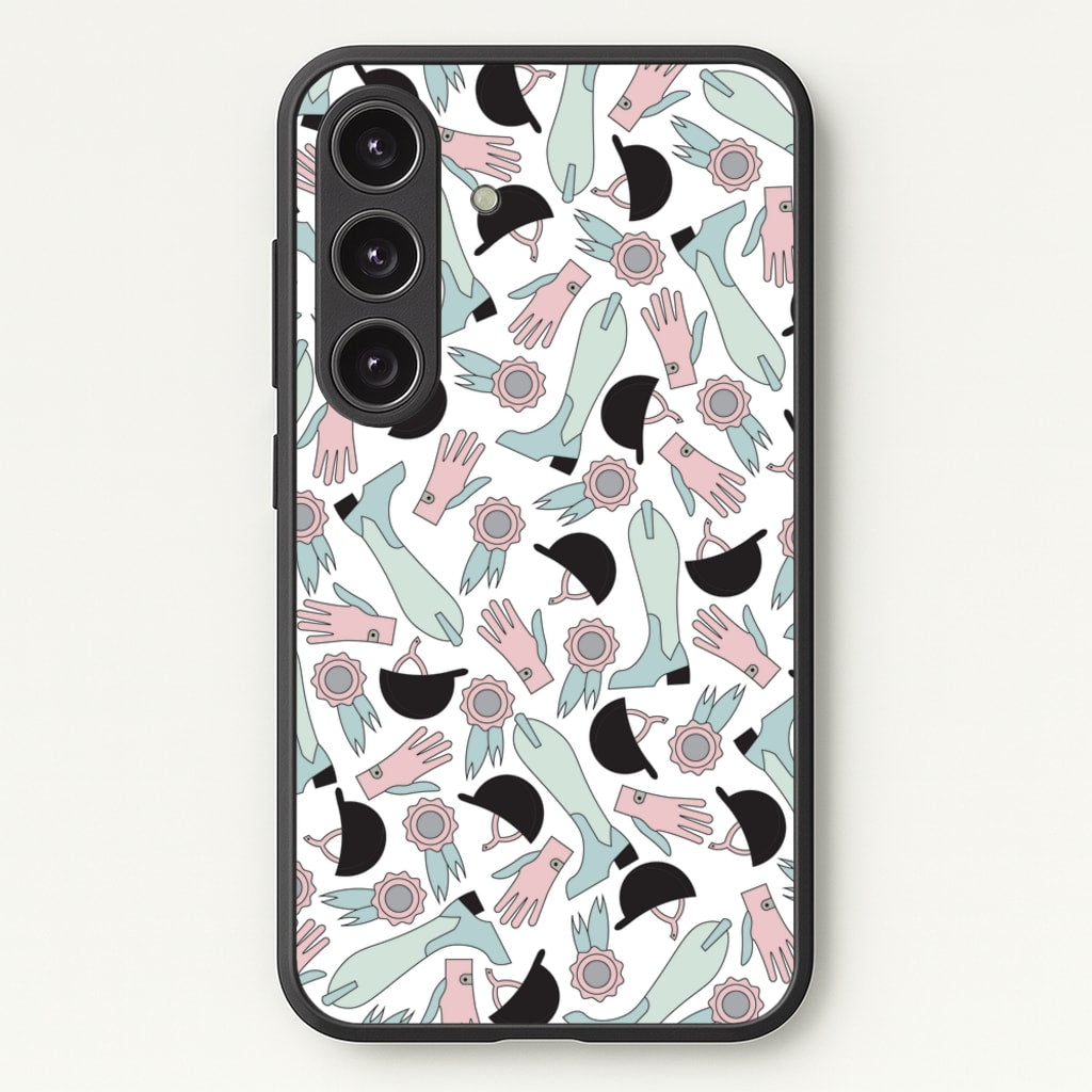 Clothing Patterns - Horses - Horses Phone Case for Galaxy S24