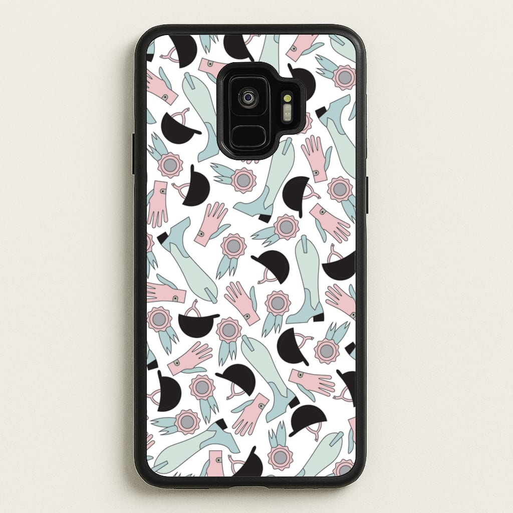 Clothing Patterns - Horses - Horses Phone Case for Galaxy S9