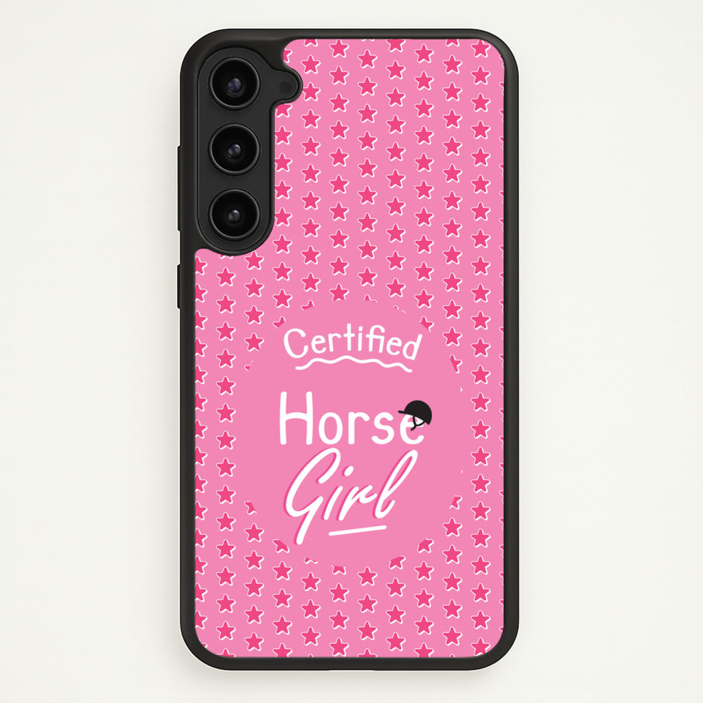 Certified Horse Girl - Horses - Horses Phone Case for Galaxy S23