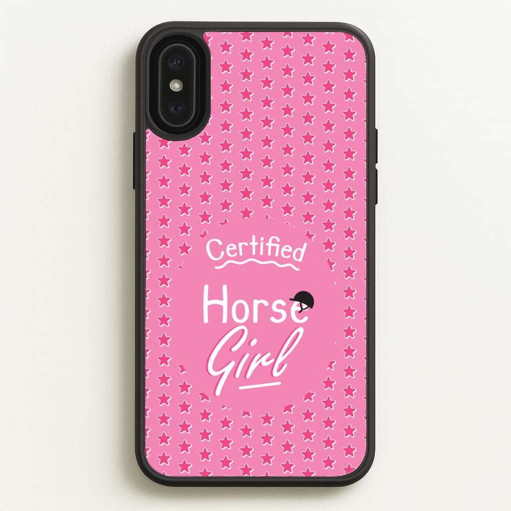Certified Horse Girl - Horses - Horses Phone Case for iPhone XS Max
