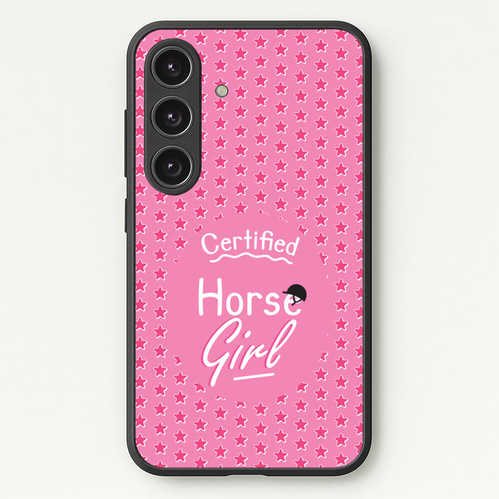 Certified Horse Girl - Horses - Horses Phone Case for Galaxy S24FE