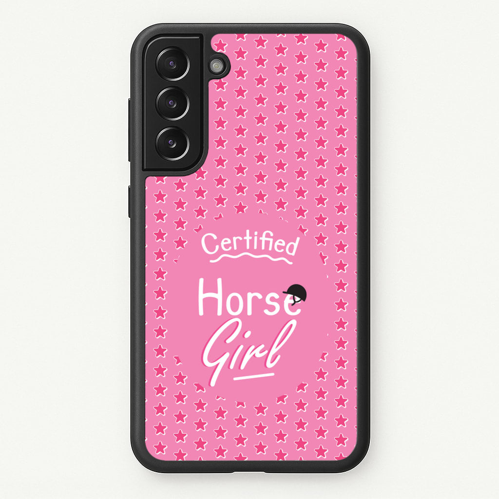 Certified Horse Girl - Horses - Horses Phone Case for Galaxy S22