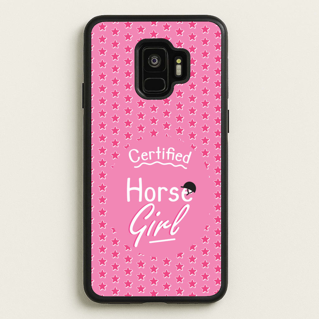Certified Horse Girl - Horses - Horses Phone Case for Galaxy S9