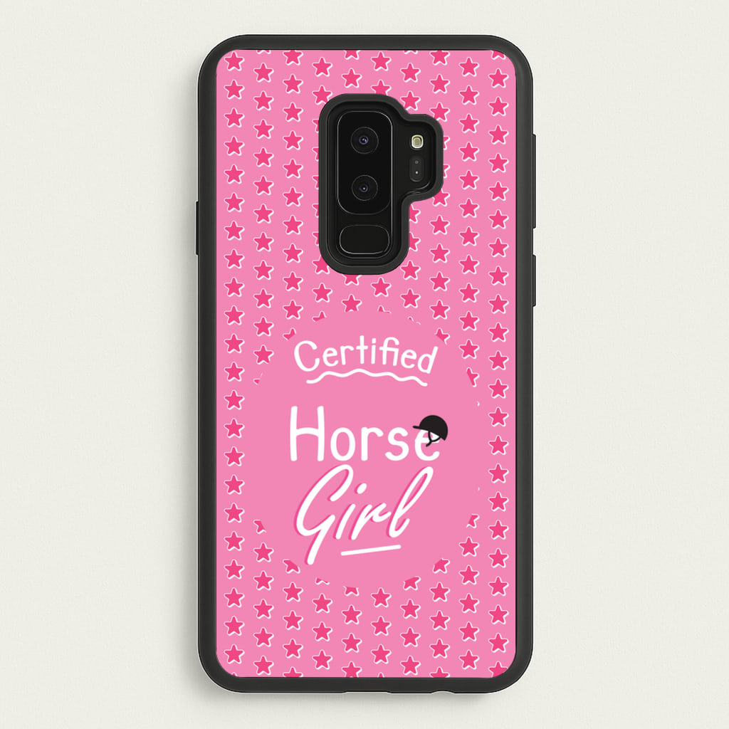 Certified Horse Girl - Horses - Horses Phone Case for Galaxy S9 Plus