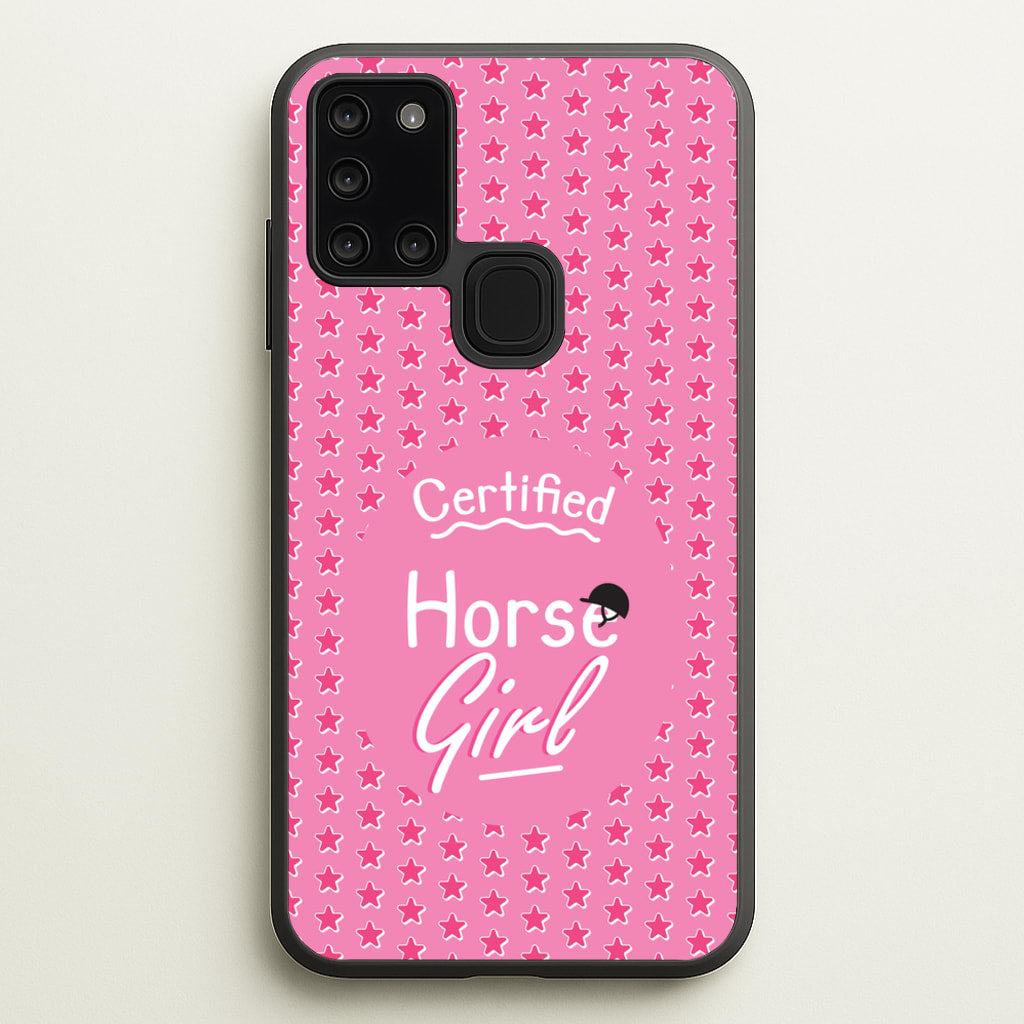 Certified Horse Girl - Horses - Horses Phone Case for Galaxy A21s