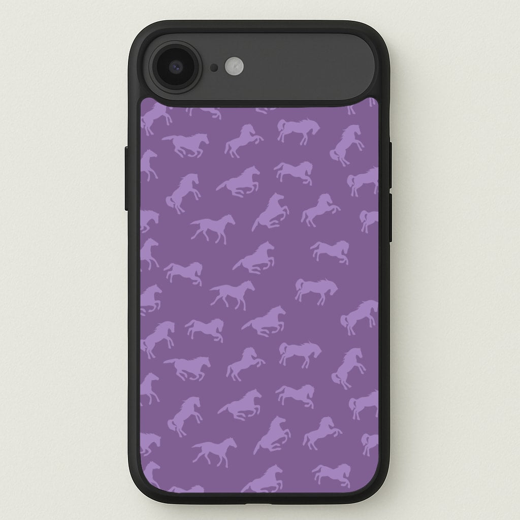 Purple Horse Pattern - Horses Phone Case for iPhone 17 Air