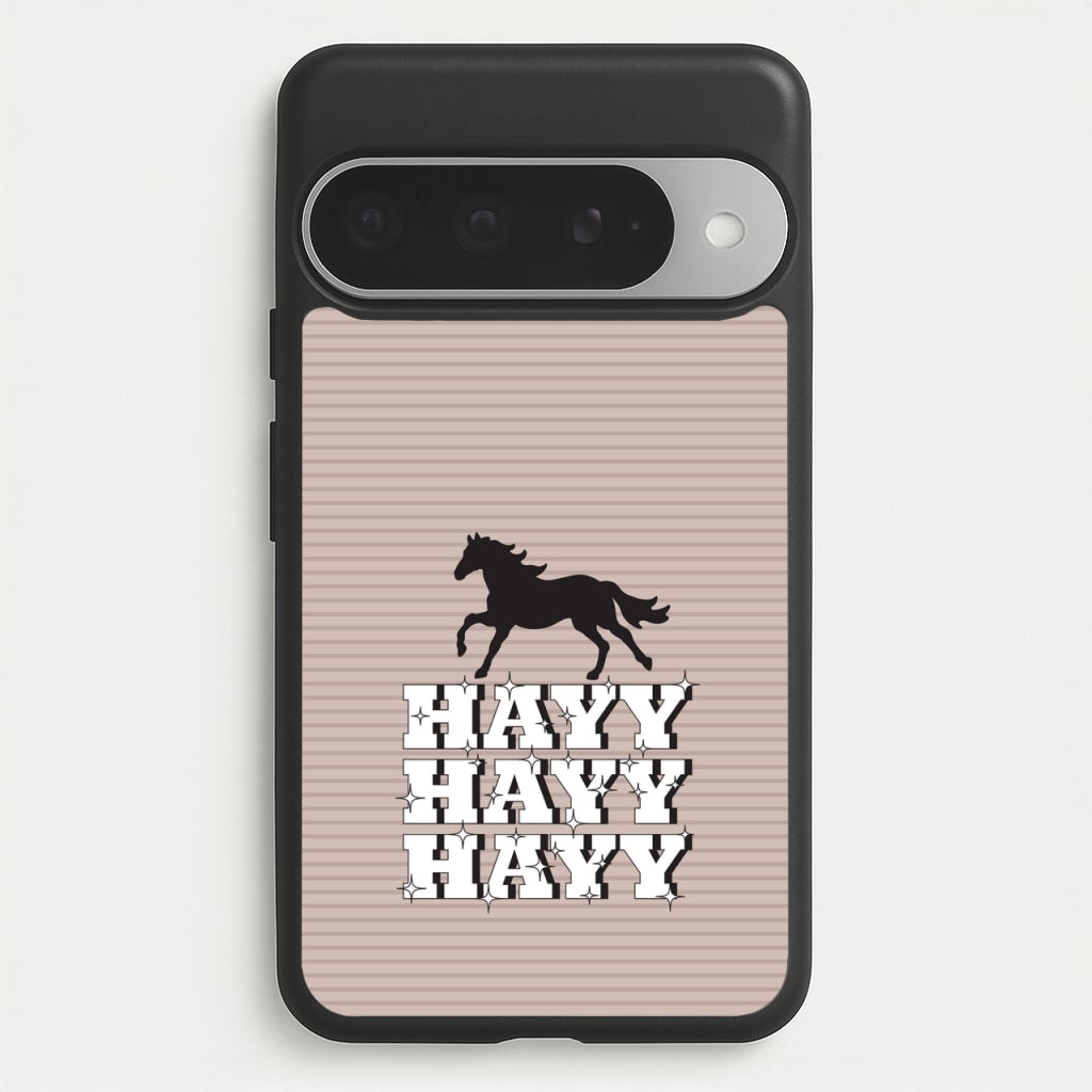 Hayy Hayy Hayy - Horses Phone Case for Google Pixel 10 Pro XL