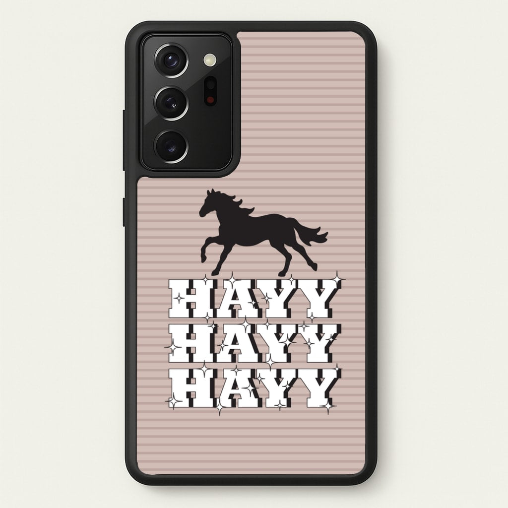 Hayy Hayy Hayy - Horses - Horses Phone Case for Galaxy Note 20 Ultra