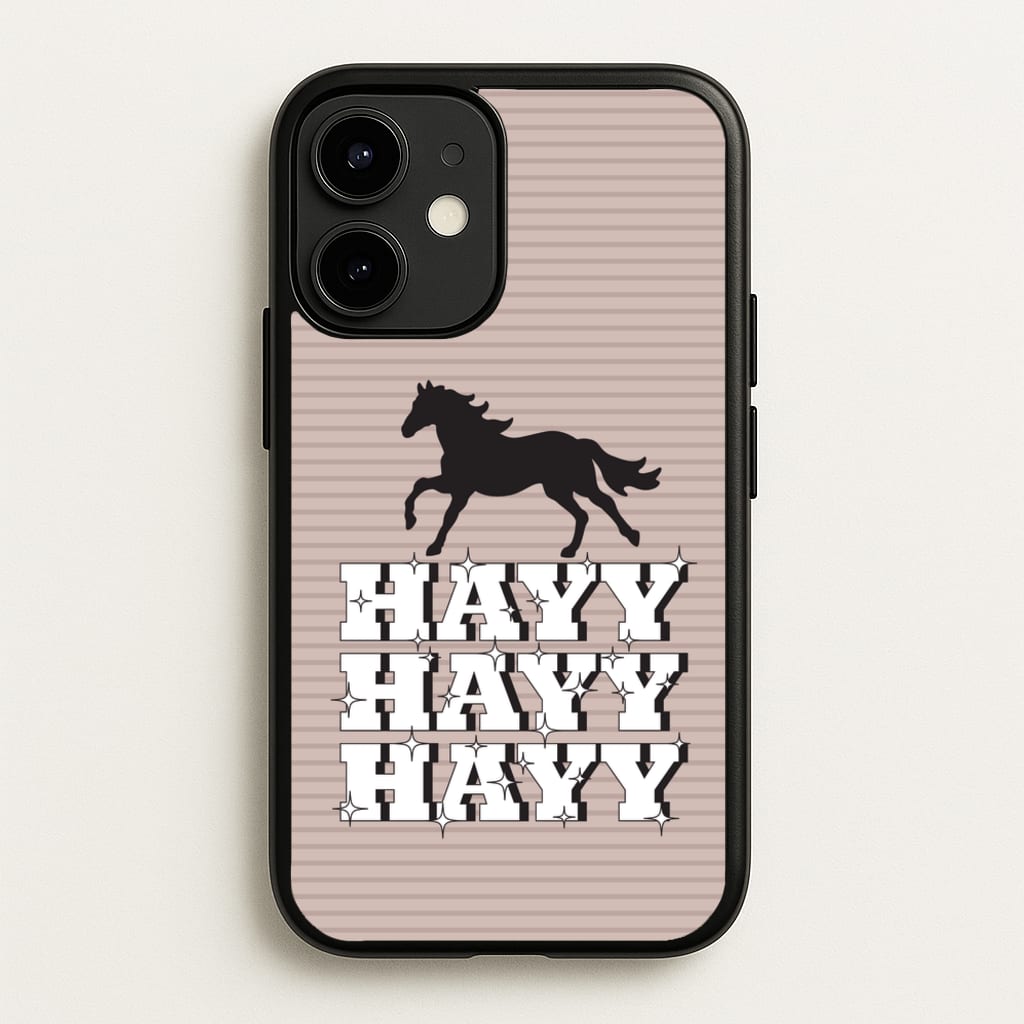 Hayy Hayy Hayy - Horses - Horses Phone Case for iPhone 12 Mini