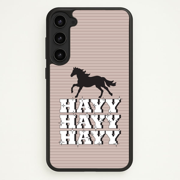 Hayy Hayy Hayy - Horses - Horses Phone Case for Galaxy S23