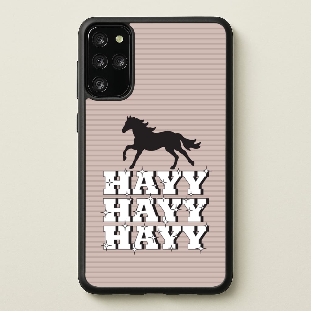 Hayy Hayy Hayy - Horses - Horses Phone Case for Galaxy S20 Plus