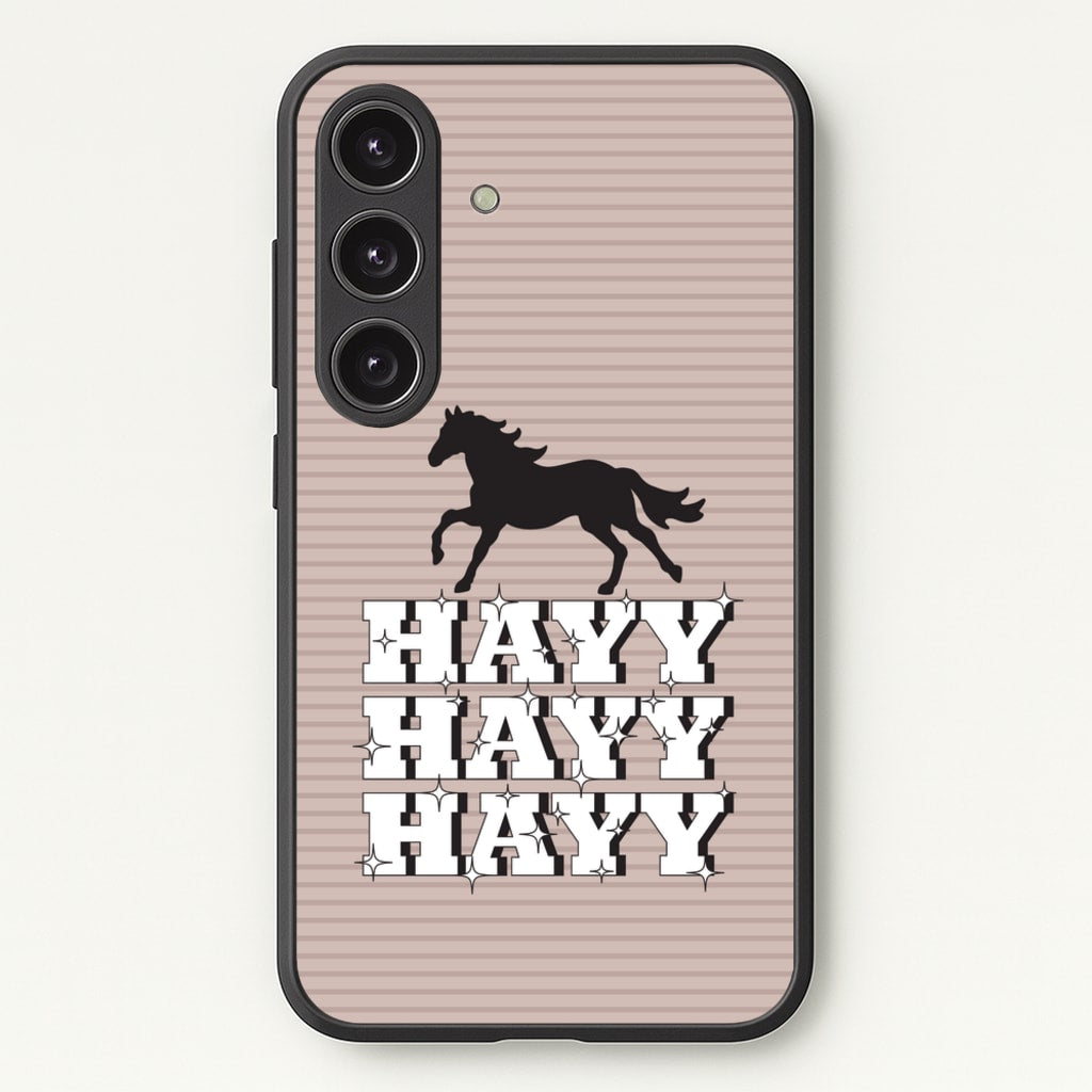 Hayy Hayy Hayy - Horses - Horses Phone Case for Galaxy S24
