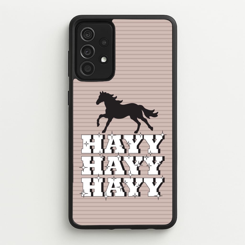 Hayy Hayy Hayy - Horses - Horses Phone Case for Galaxy A52 / A52s