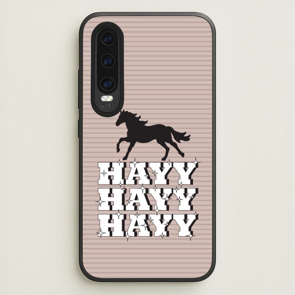 Hayy Hayy Hayy - Horses - Horses Phone Case for Huawei P30