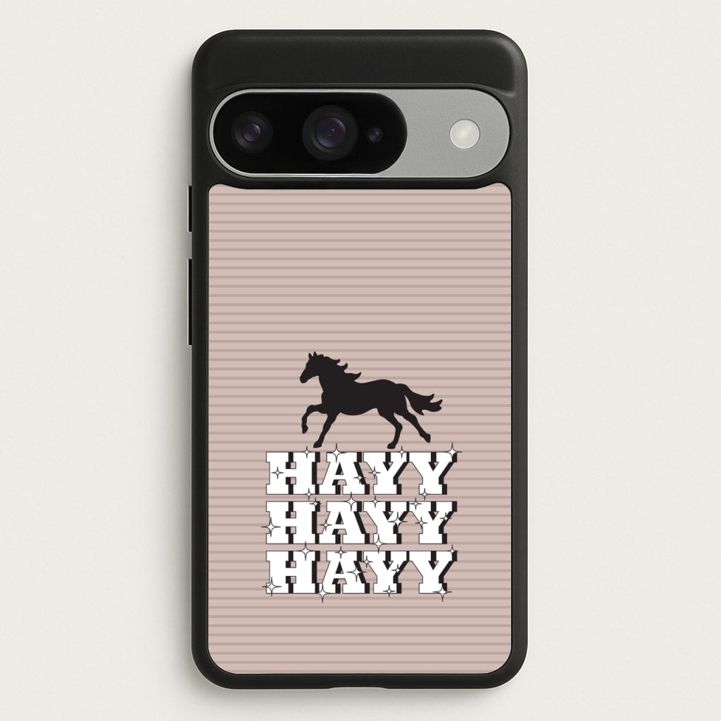 Hayy Hayy Hayy - Horses Phone Case for Google Pixel 10 / 10 Pro