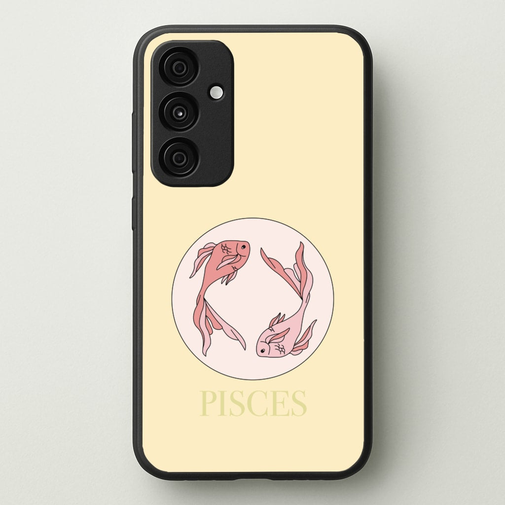 Pisces - Tarot Cards - Horoscope Phone Case for Galaxy A55