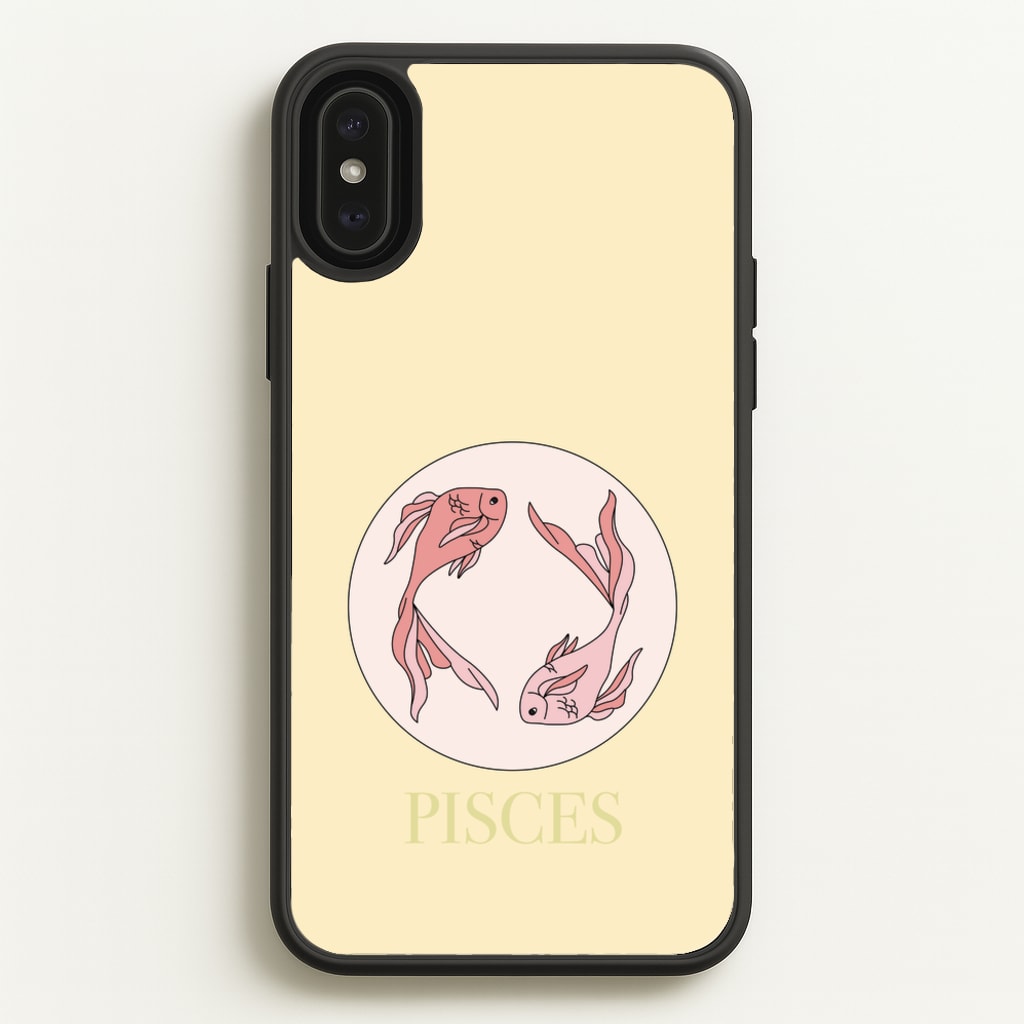 Pisces - Tarot Cards - Horoscope Phone Case for iPhone XS Max