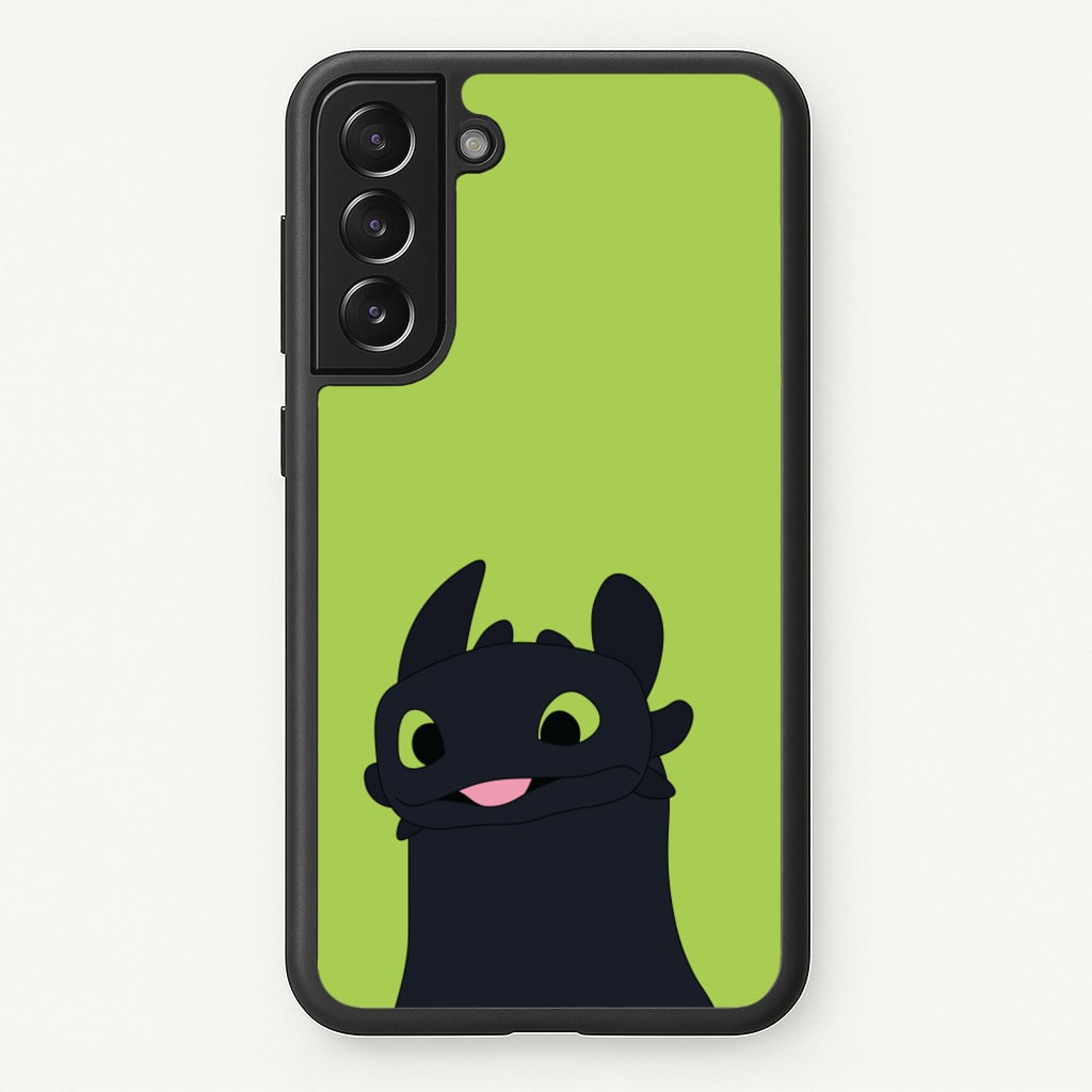 Black Fury Dragon - How To Train Your Dragon Phone Case for Galaxy S21FE