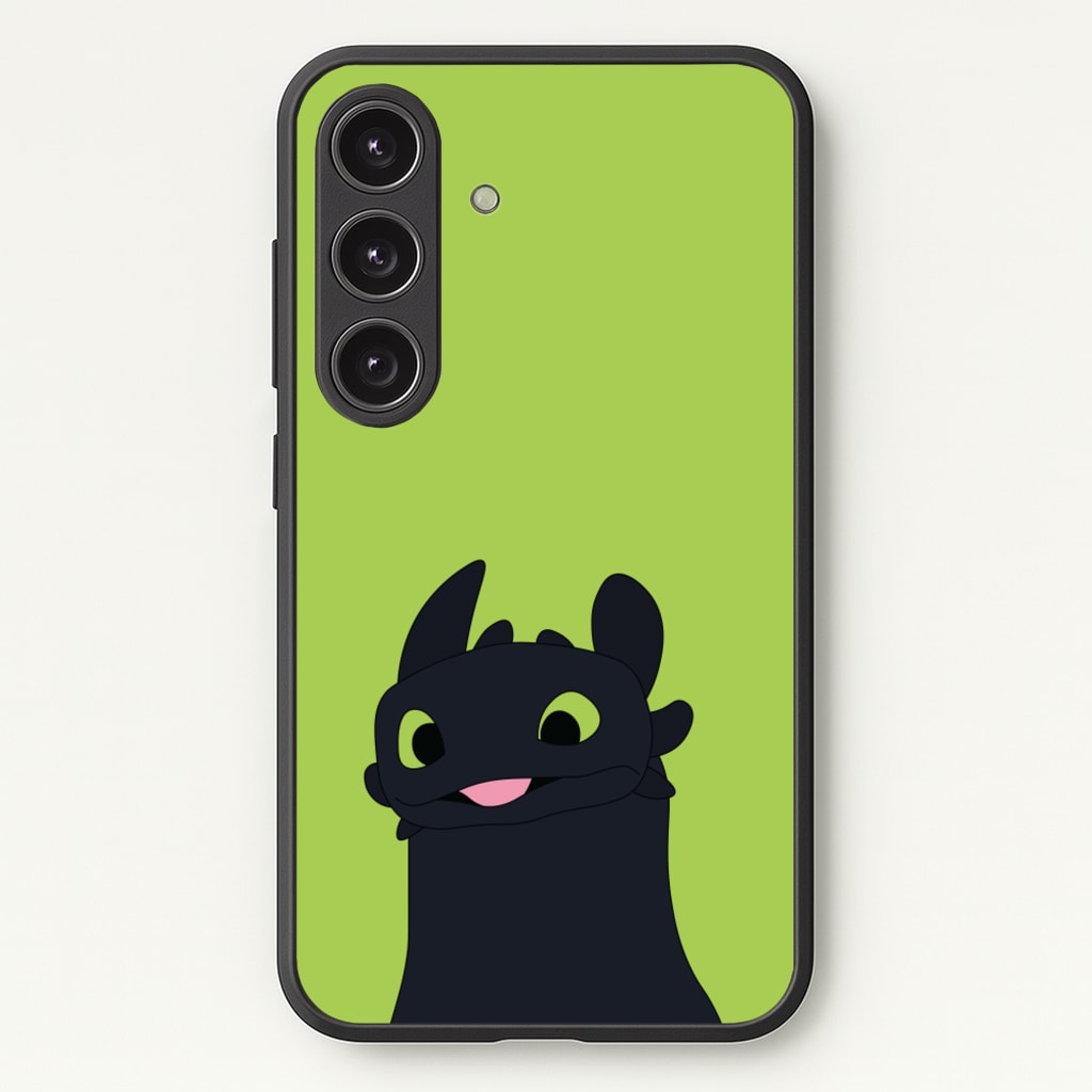 Black Fury Dragon - How To Train Your Dragon Phone Case for Galaxy S25 Plus