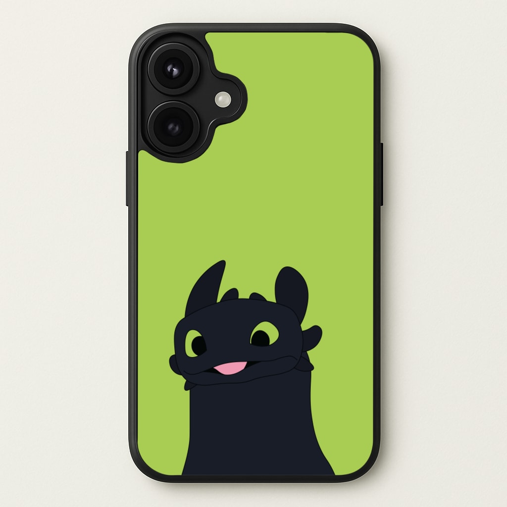 Black Fury Dragon Phone Case for iPhone 17