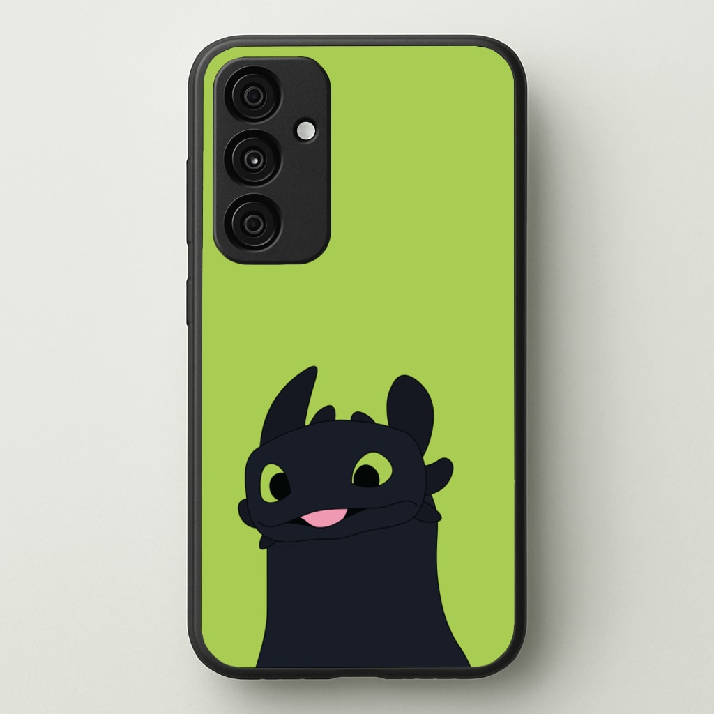 Black Fury Dragon - How To Train Your Dragon Phone Case for Galaxy A55