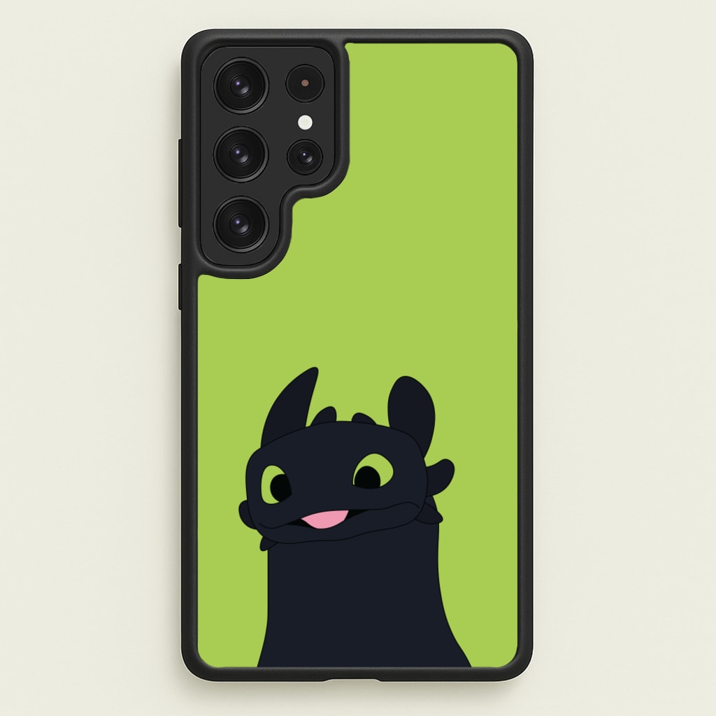 Black Fury Dragon - How To Train Your Dragon Phone Case for Galaxy S22 Ultra