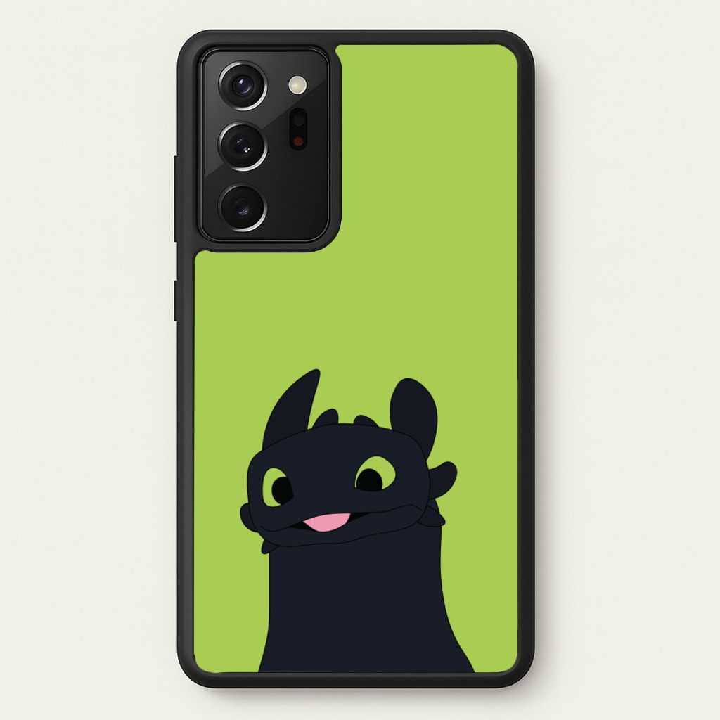 Black Fury Dragon - How To Train Your Dragon Phone Case for Galaxy Note 20 Ultra