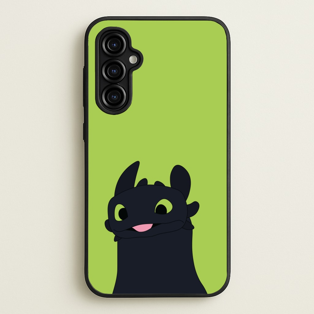 Black Fury Dragon - How To Train Your Dragon Phone Case for Galaxy A54