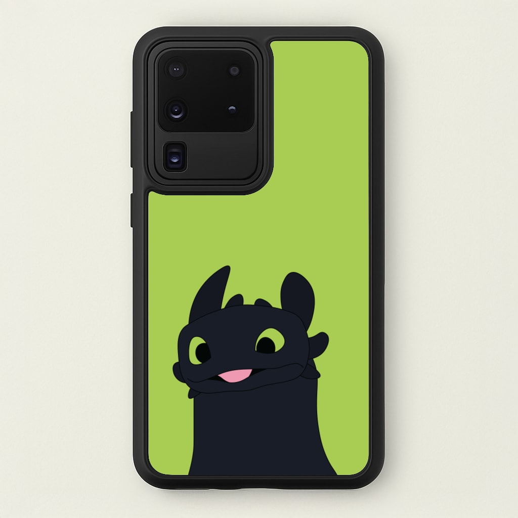 Black Fury Dragon - How To Train Your Dragon Phone Case for Galaxy S20 Ultra