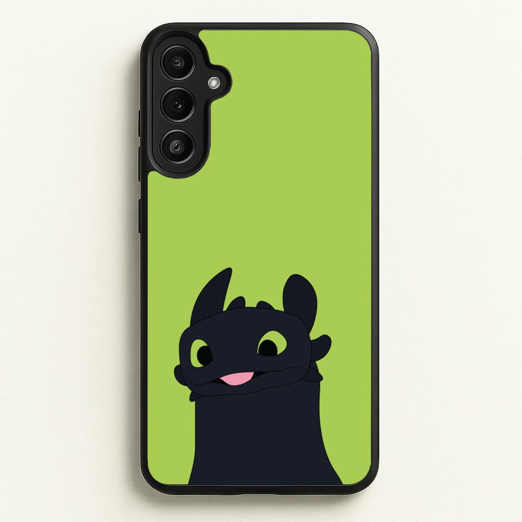 Black Fury Dragon - How To Train Your Dragon Phone Case for Galaxy A34