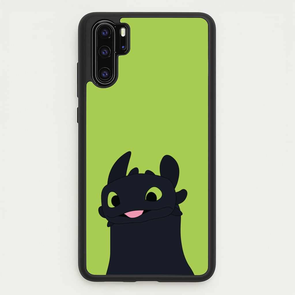 Black Fury Dragon - How To Train Your Dragon Phone Case for Huawei P30 Pro