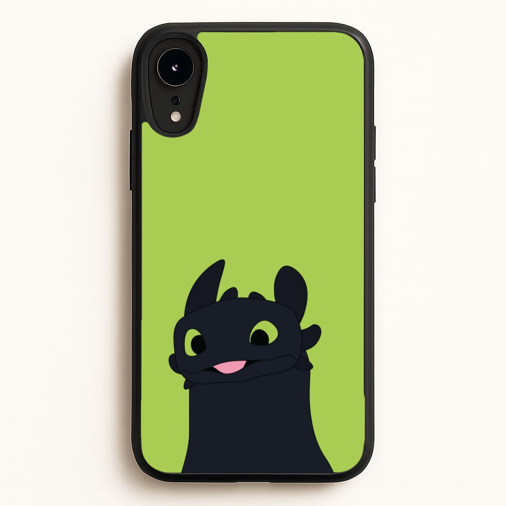 Black Fury Dragon - How To Train Your Dragon Phone Case for iPhone XR